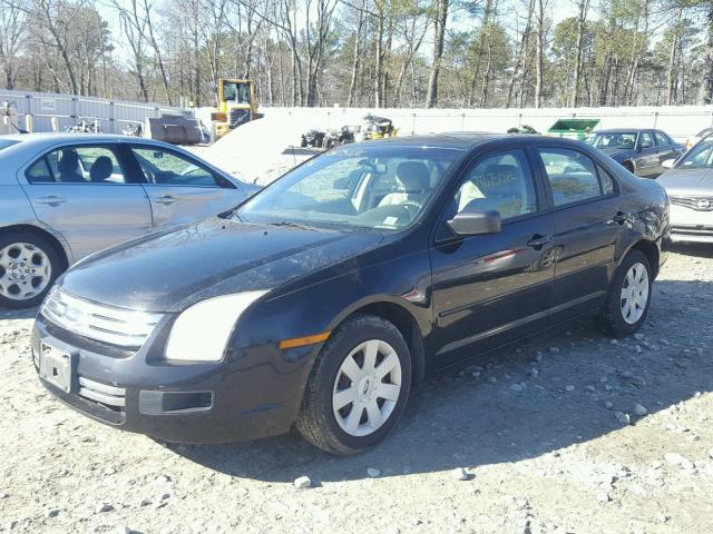 3FAFP06Z56R244303 - 2006 FORD FUSION S BLACK photo 2