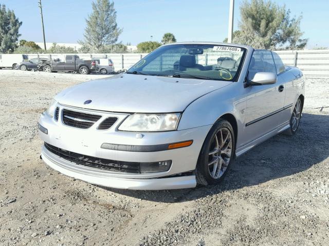 YS3FH79Y656003308 - 2005 SAAB 9-3 AERO SILVER photo 2