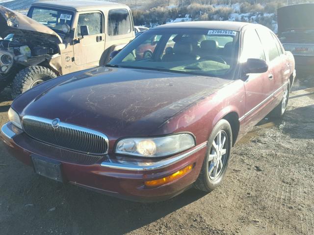 1G4CU541824164346 - 2002 BUICK PARK AVENU RED photo 2