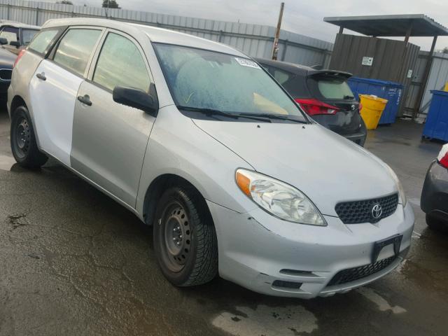 2T1KR32E23C098614 - 2003 TOYOTA MATRIX SILVER photo 1