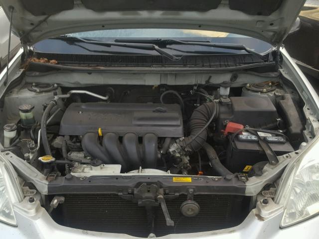 2T1KR32E23C098614 - 2003 TOYOTA MATRIX SILVER photo 7