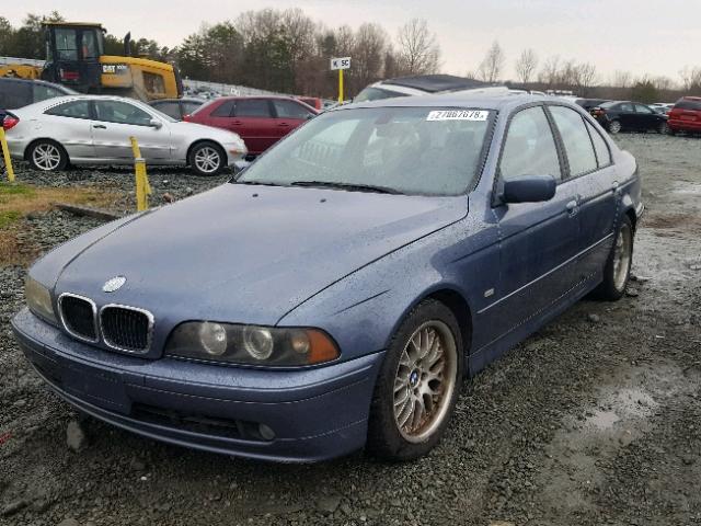 WBADT63452CH94473 - 2002 BMW 530 I AUTO BLUE photo 2