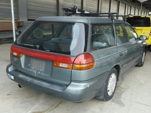 4S3BK6354S7320445 - 1995 SUBARU LEGACY L/O GREEN photo 4