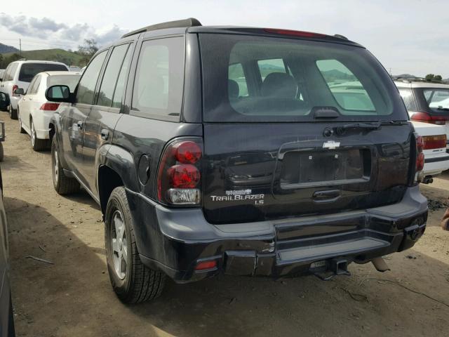 1GNDS13SX52344341 - 2005 CHEVROLET TRAILBLAZE BLACK photo 3