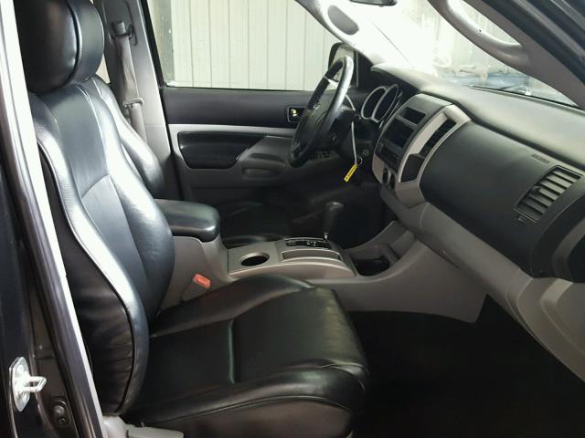 5TEJU62N98Z495850 - 2008 TOYOTA TACOMA DOU BLACK photo 5