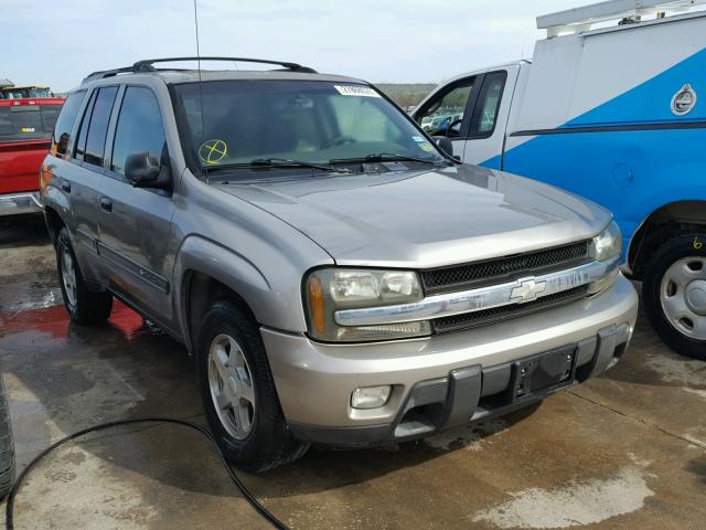 1GNDS13S722178548 - 2002 CHEVROLET TRAILBLAZE GRAY photo 1