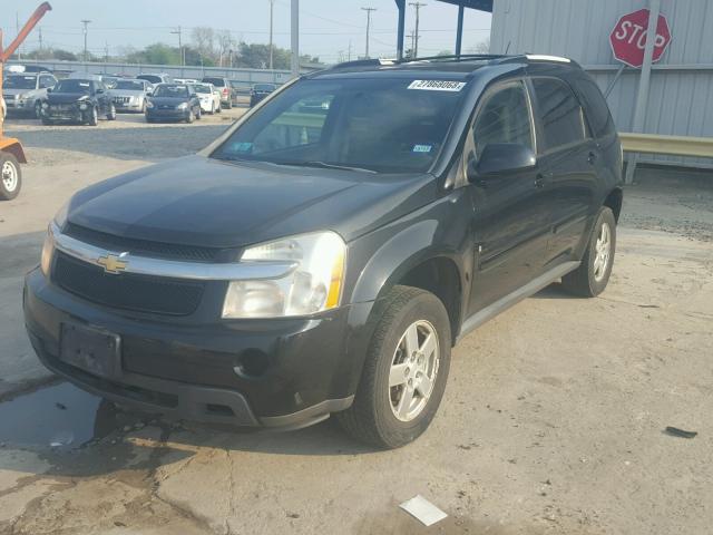 2CNDL33F386032434 - 2008 CHEVROLET EQUINOX LT BLACK photo 2