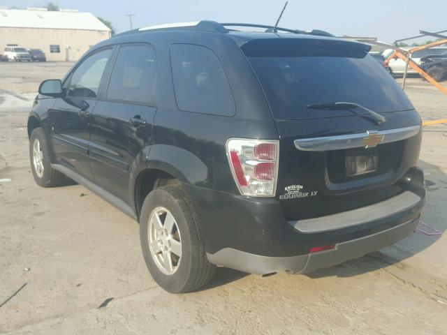 2CNDL33F386032434 - 2008 CHEVROLET EQUINOX LT BLACK photo 3