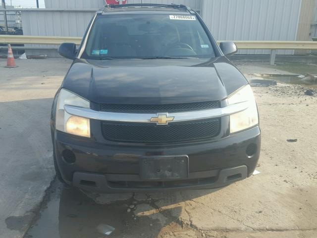 2CNDL33F386032434 - 2008 CHEVROLET EQUINOX LT BLACK photo 9