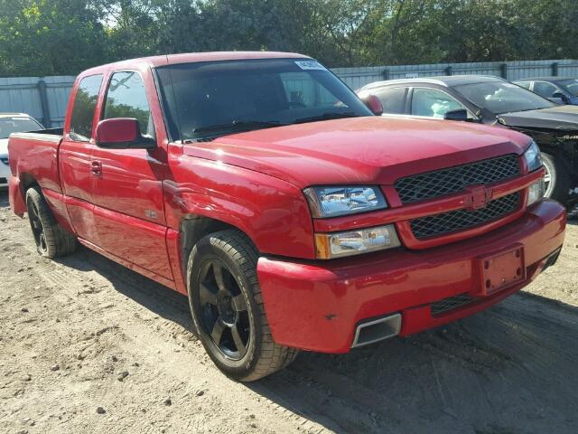 2GCEK19N031366599 - 2003 CHEVROLET SILVERADO RED photo 1