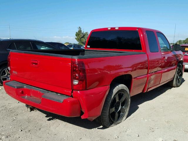 2GCEK19N031366599 - 2003 CHEVROLET SILVERADO RED photo 4