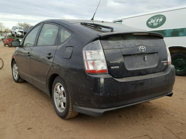 JTDKB20U540108248 - 2004 TOYOTA PRIUS BLACK photo 3