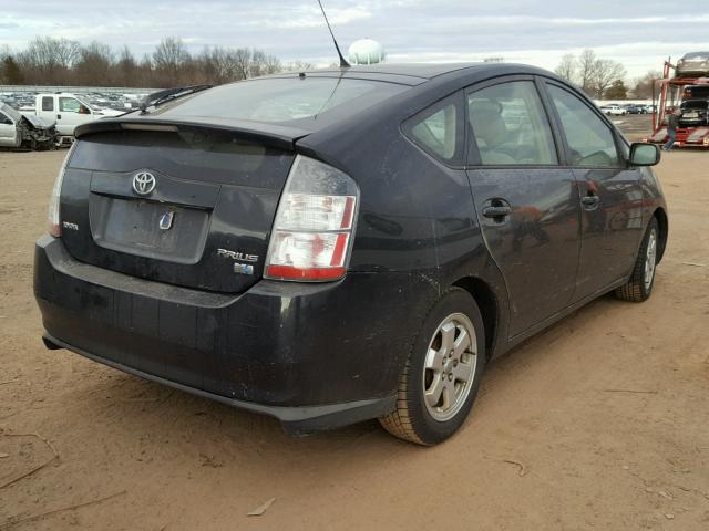 JTDKB20U540108248 - 2004 TOYOTA PRIUS BLACK photo 4