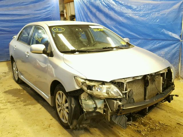 2T1BU40EX9C106653 - 2009 TOYOTA COROLLA BA SILVER photo 1