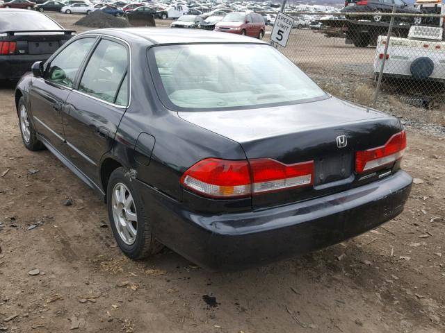 JHMCG66862C018155 - 2002 HONDA ACCORD EX BLACK photo 3