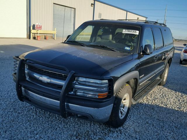 3GNFK16T6YG148065 - 2000 CHEVROLET SUBURBAN K BLACK photo 2