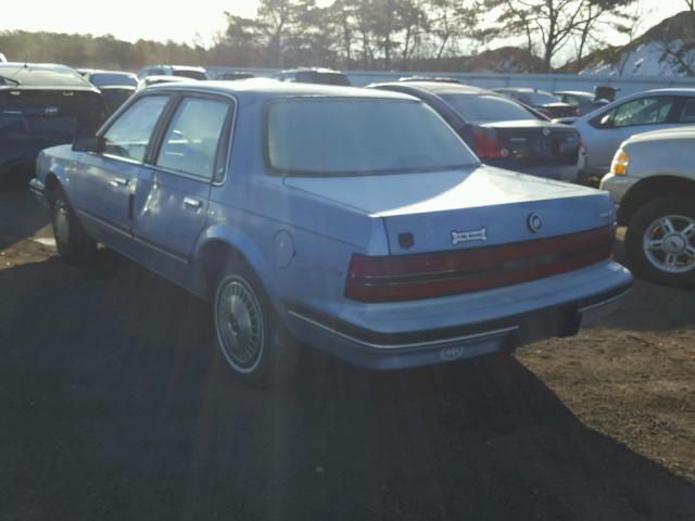 1G4AG54N2N6423066 - 1992 BUICK CENTURY SP BLUE photo 3