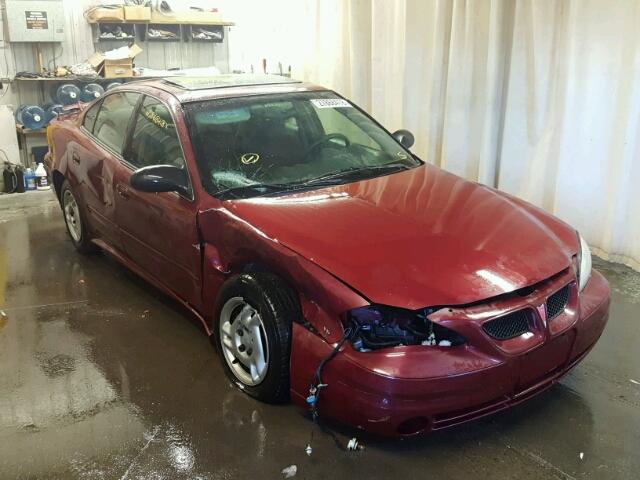1G2NE52E55M156147 - 2005 PONTIAC GRAND AM S Tünd qırmızı foto 1