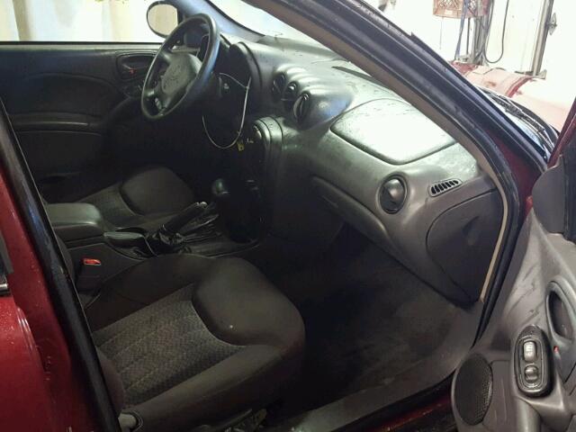 1G2NE52E55M156147 - 2005 PONTIAC GRAND AM S Tünd qırmızı foto 5