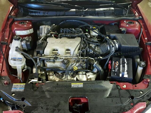 1G2NE52E55M156147 - 2005 PONTIAC GRAND AM S Tünd qırmızı foto 7