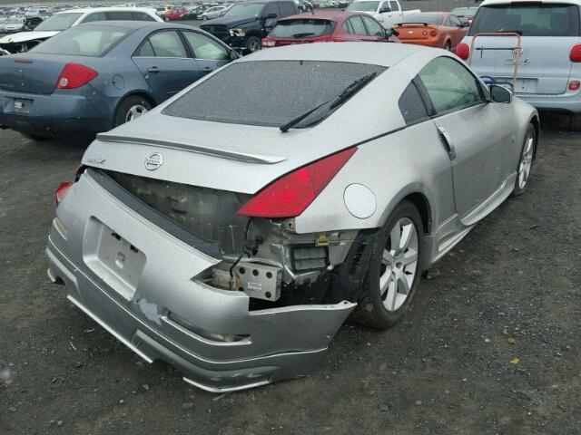 JN1AZ34D94T153525 - 2004 NISSAN 350Z COUPE SILVER photo 4