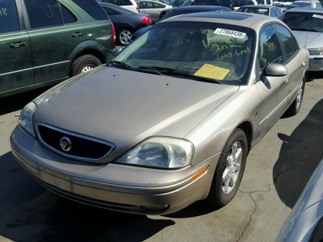 1MEHM55S01G608042 - 2001 MERCURY SABLE LS P BEIGE photo 2