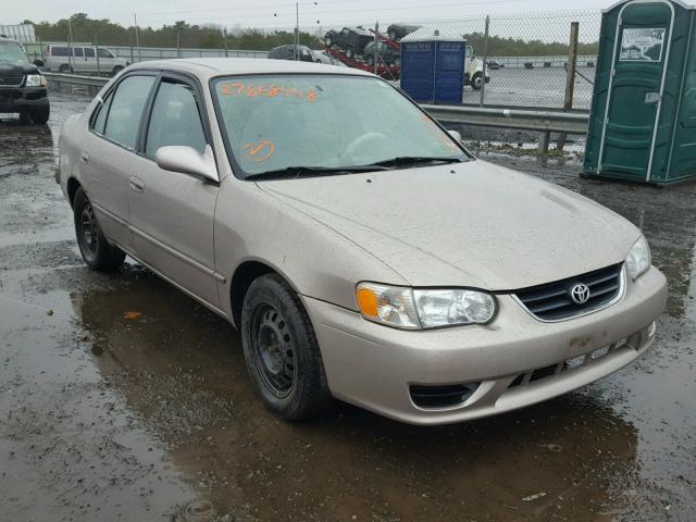 2T1BR12E31C387079 - 2001 TOYOTA COROLLA CE BEIGE photo 1