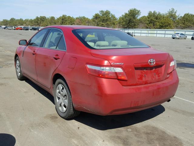 4T1BE46K67U004997 - 2007 TOYOTA CAMRY NEW RED photo 3