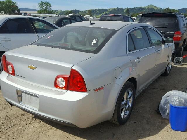 1G1ZC5EB7AF221656 - 2010 CHEVROLET MALIBU 1LT 银色 照片 4