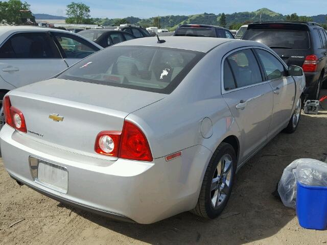 1G1ZC5EB7AF221656 - 2010 CHEVROLET MALIBU 1LT SILVER photo 4