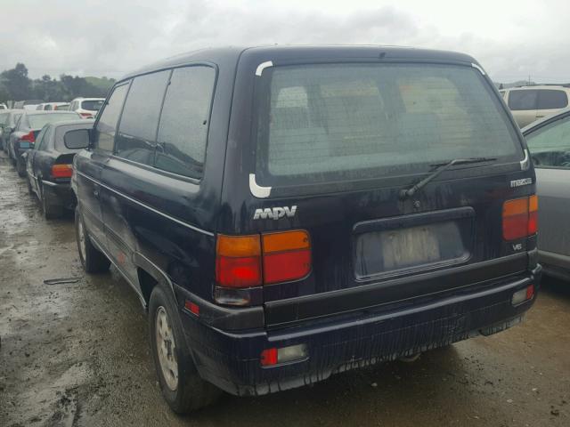 JM3LV5236N0448261 - 1992 MAZDA MPV WAGON BLUE photo 3