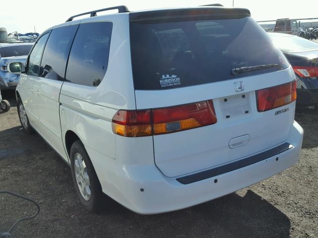5FNRL18964B064087 - 2004 HONDA ODYSSEY EX თეთრი ფოტო 3