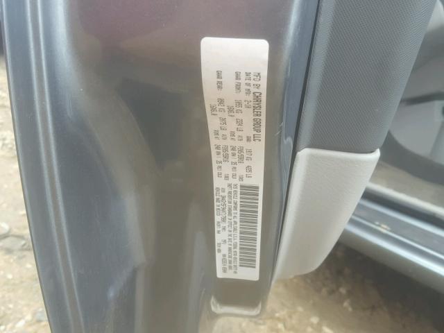 3A4GY5F94AT179801 - 2010 CHRYSLER PT CRUISER GRAY photo 10