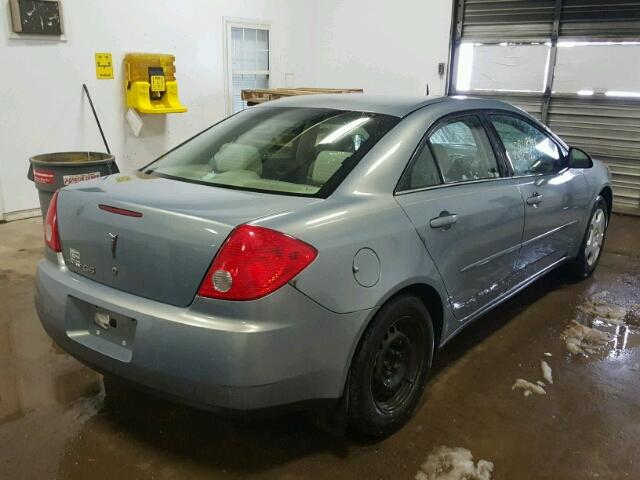 1G2ZF57BX84176721 - 2008 PONTIAC G6 VALUE L BLUE photo 4