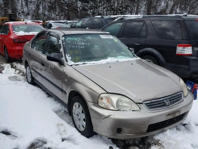 1HGEJ6677YL000177 - 2000 HONDA CIVIC LX TAN photo 1