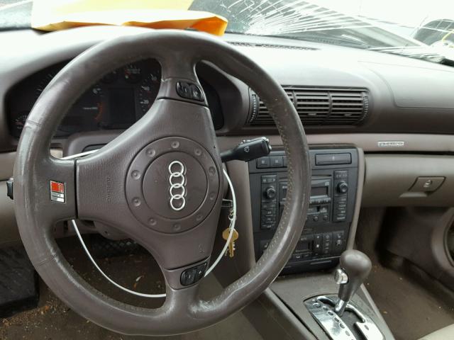 WAUDC68D91A059320 - 2001 AUDI A4 1.8T QU WHITE photo 9