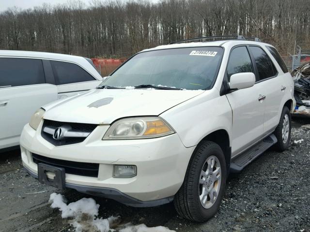 2HNYD18966H517687 - 2006 ACURA MDX TOURIN WHITE photo 2