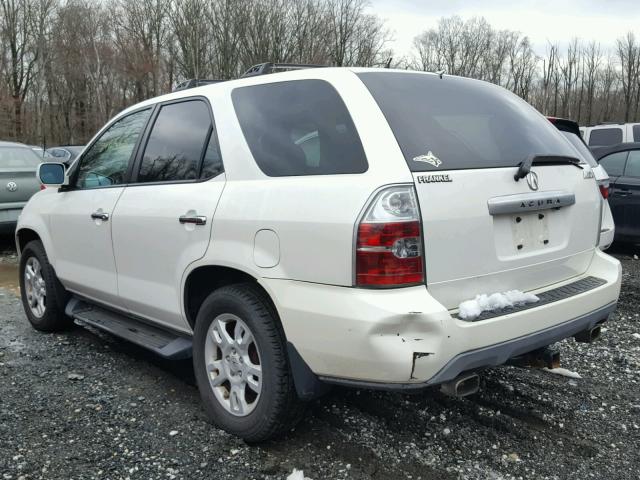 2HNYD18966H517687 - 2006 ACURA MDX TOURIN WHITE photo 3