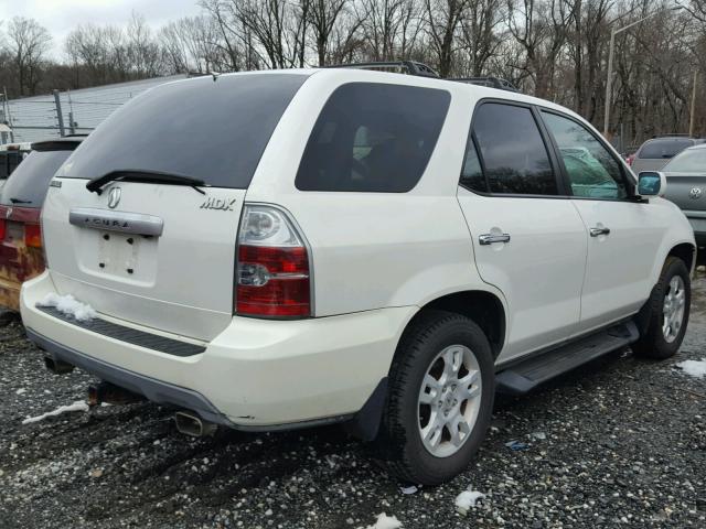 2HNYD18966H517687 - 2006 ACURA MDX TOURIN WHITE photo 4