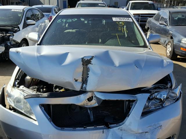 4T1BE46K19U336428 - 2009 TOYOTA CAMRY BASE SILVER photo 7