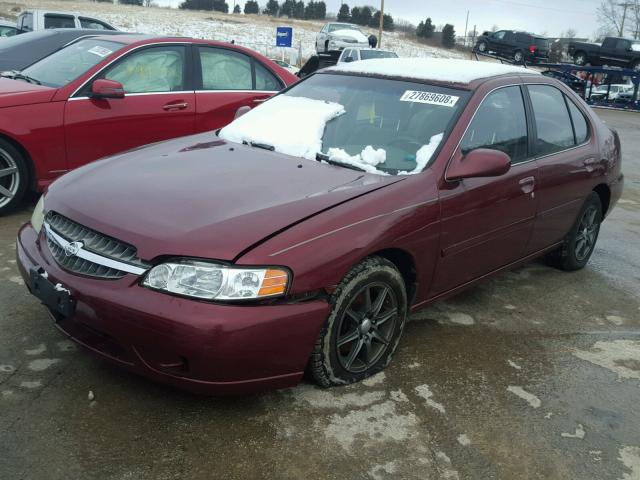 1N4DL01D01C199700 - 2001 NISSAN ALTIMA XE MAROON photo 2