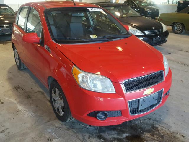 KL1TD6DE1BB131995 - 2011 CHEVROLET AVEO LS RED photo 1