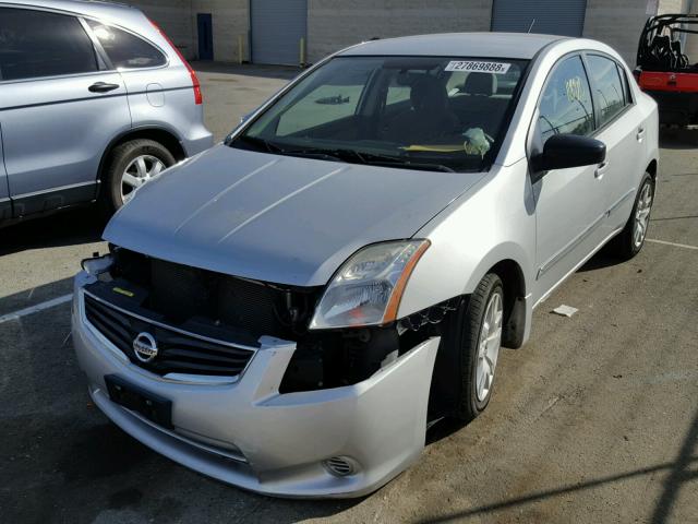 3N1AB6AP4CL712471 - 2012 NISSAN SENTRA 2.0 SILVER photo 2