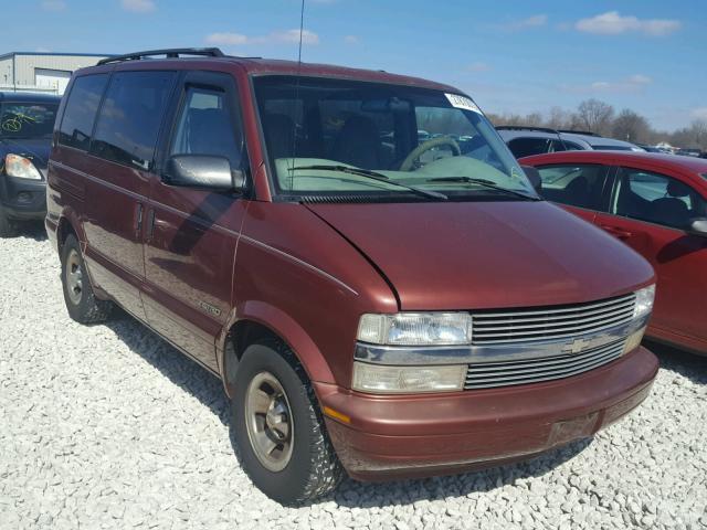 1GNDM19W8XB201671 - 1999 CHEVROLET ASTRO MAROON photo 1