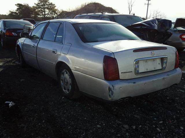 1G6KE57Y02U144004 - 2002 CADILLAC DEVILLE DH SILVER photo 3