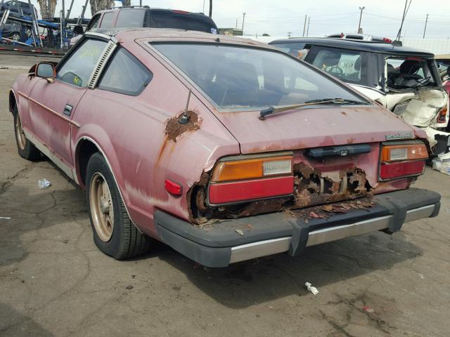 JN1HZ04S1BX405155 - 1981 DATSUN 280ZX MAROON photo 3