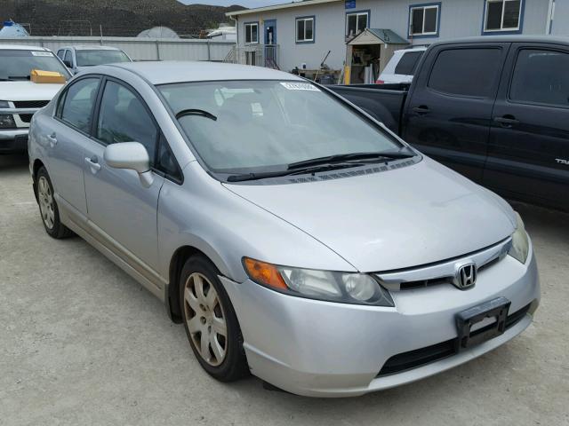 2HGFA16598H323567 - 2008 HONDA CIVIC LX GRAY photo 1