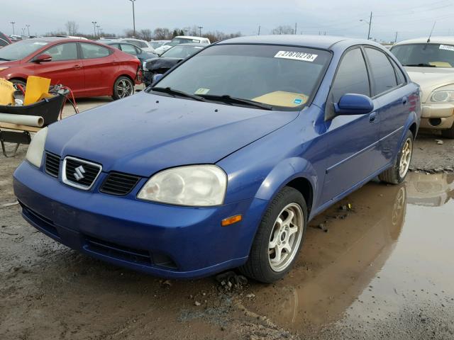 KL5JD56Z65K153124 - 2005 SUZUKI FORENZA S BLUE photo 2