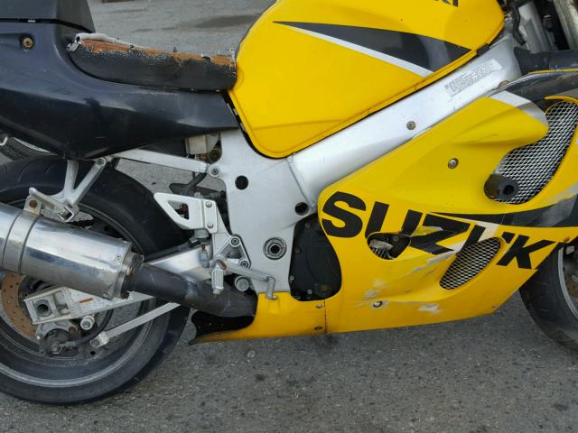 JS1GN78A0X2103501 - 1999 SUZUKI GSX-R600 YELLOW photo 7