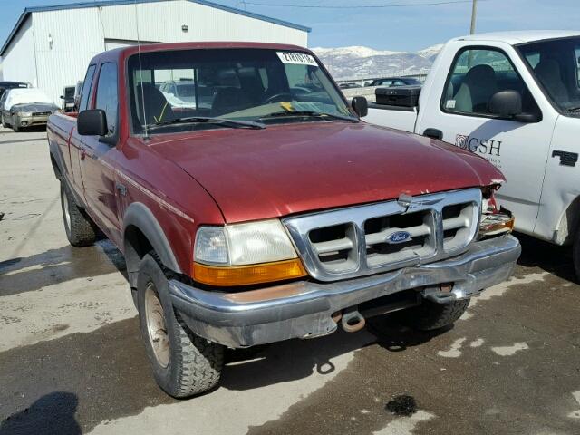 1FTZR15X6WPA63855 - 1998 FORD RANGER SUP RED photo 1